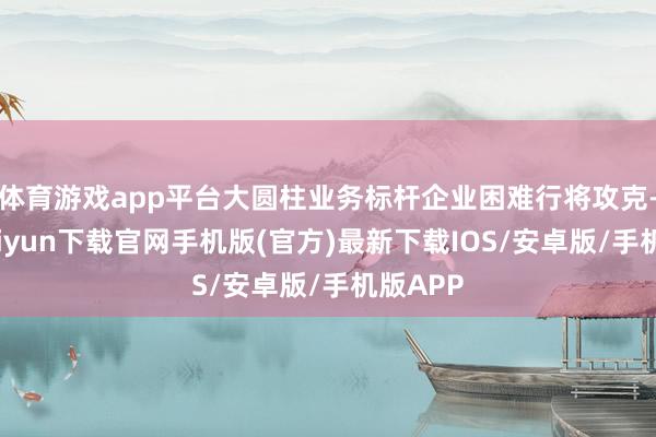 体育游戏app平台大圆柱业务标杆企业困难行将攻克-开云kaiyun下载官网手机版(官方)最新下载IOS/安卓版/手机版APP